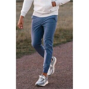 Rhoback Delta Jogger Pants Slate Blue XL Performance Golf Athletic Preppy